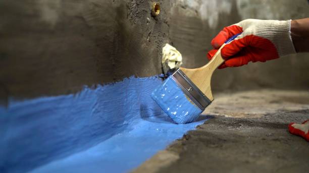 Commercial Interior Drainage System project at a Salem, OR business property by SJ Waterproofing Pros